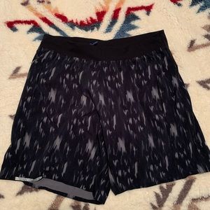 Lululemon shorts, men’s medium, black/grey